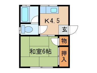 間取図 ハイツ村松