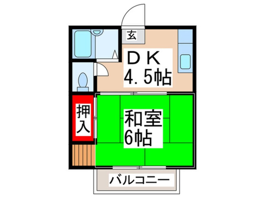 間取図 ハイツ清宮