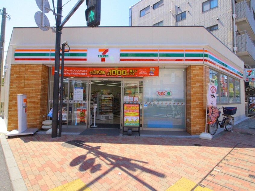 セブンイレブン 中野江原町2丁目店(コンビニ)まで91m ﾌﾟﾚｰﾙ･ﾄﾞｩｰｸ中野江原町（112）