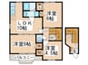 ア・ラ・モ－ド 3LDKの間取り
