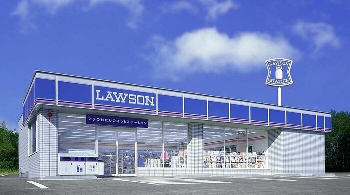 ローソン 平和島駅前店(コンビニ)まで90m 加瀬ビル