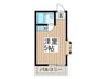 カサ－レ鶴 1Rの間取り