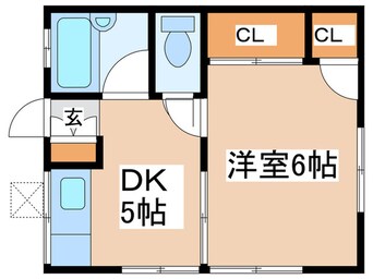 間取図 国立第一グリーンコーポ