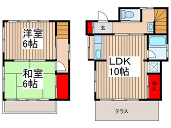 間取図 Ｋ´ｓ　Ｈｏｕｓｅ　笹井