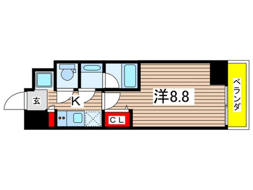 間取図 LUMEED CUBE菊川PREMIUM(202)