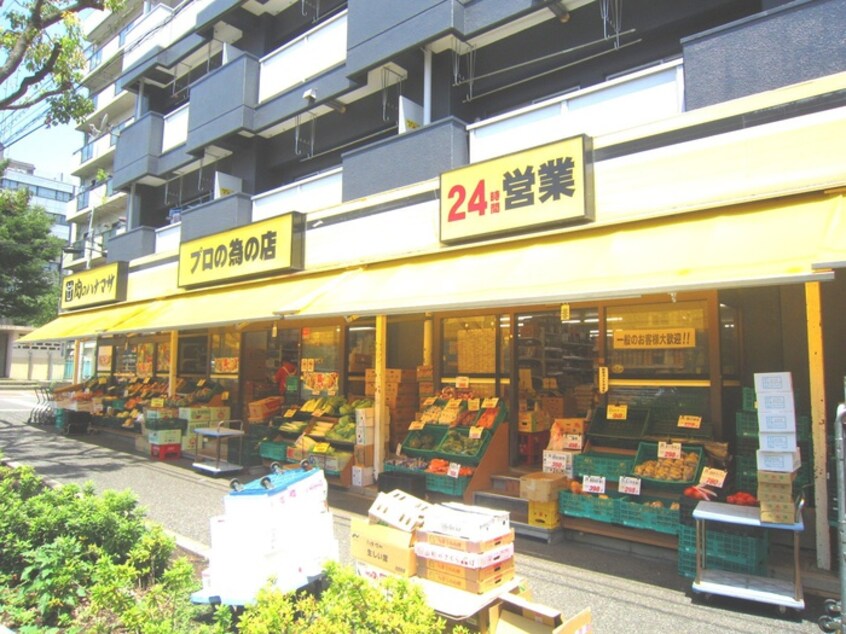 肉のハナマサ住吉店(スーパー)まで390m LUMEED CUBE菊川PREMIUM(202)