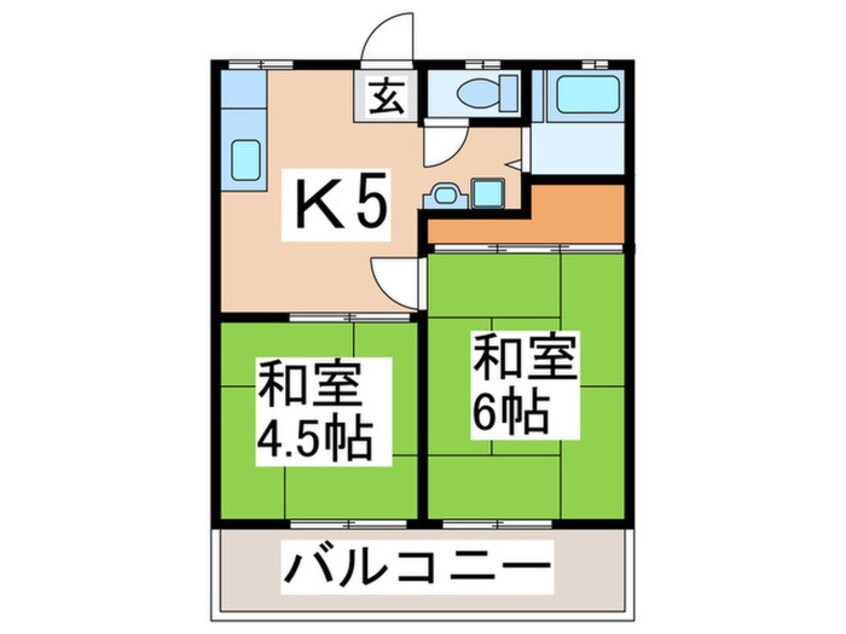 間取図 メリ－タウン