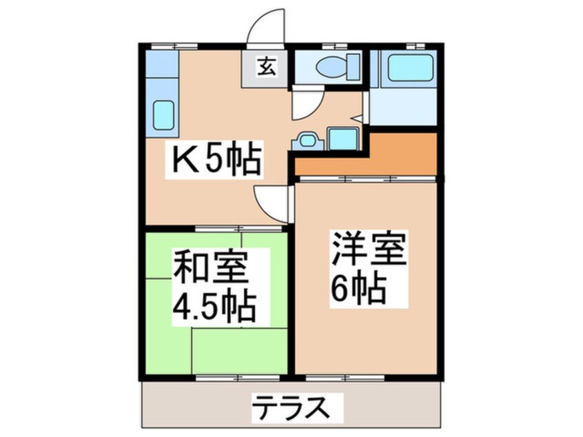 間取図 メリ－タウン