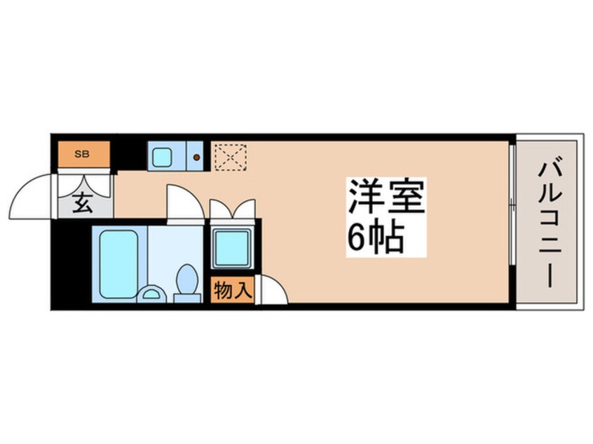 間取図 ワコーレお花茶屋（１０４）