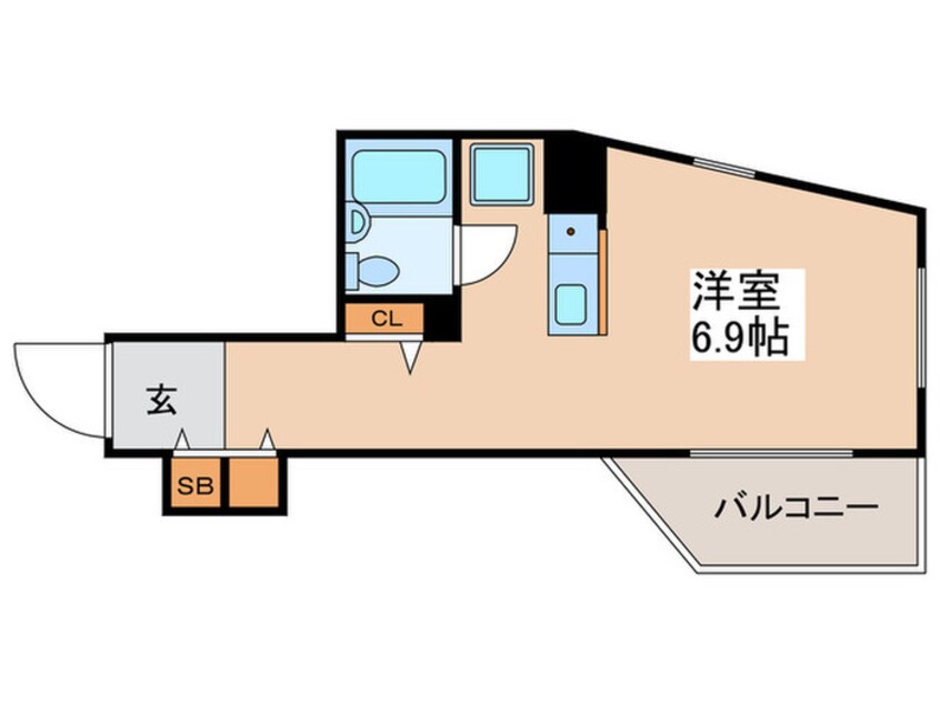 間取図 グリーンプラザ堀切（２０４）