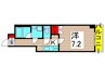 ARTECASA　Alivie綾瀬（413） 1Kの間取り