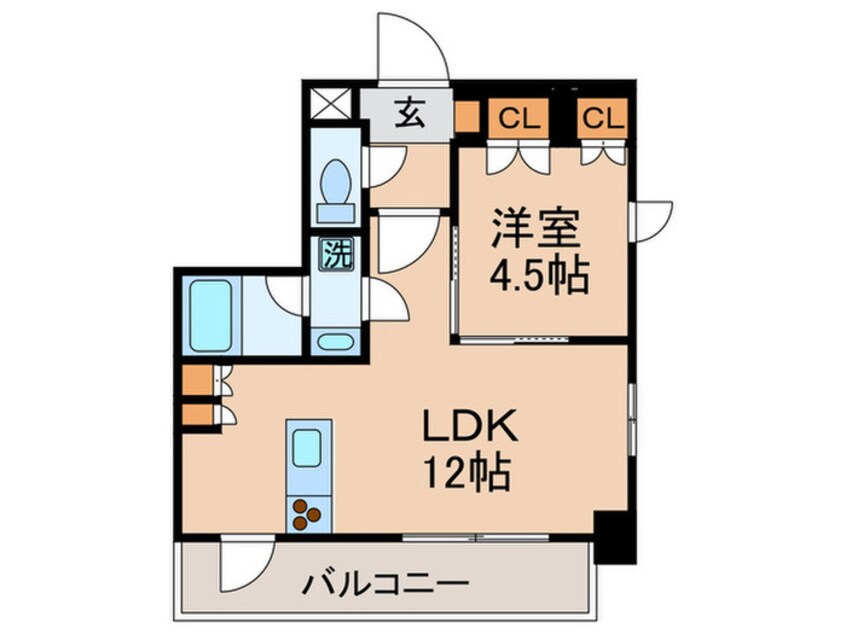 間取図 レジディア蒲田Ⅴ