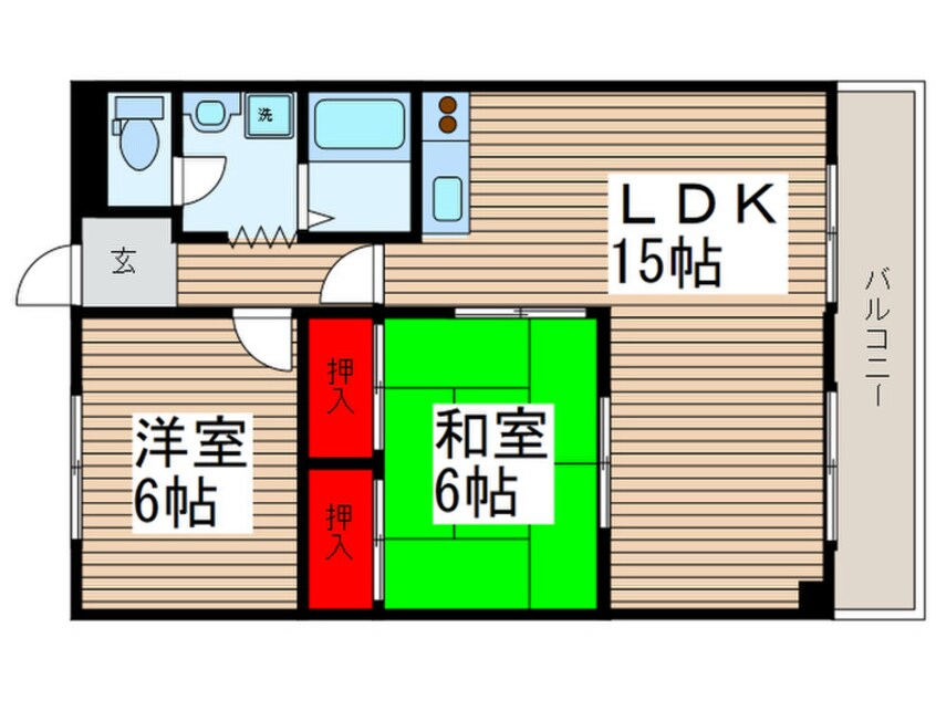 間取図 笠井ハイツ