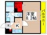 リブリ・ラシャンブル 1Kの間取り