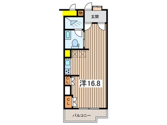 間取図 ﾗｲｵﾝｽﾞｽﾃｰｼｮﾝﾌﾟﾗｻﾞ二俣川(514)