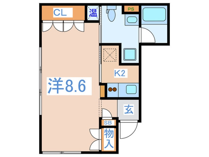 間取り図 ＥＬ　ＣＯＵＲＴ　ＷＡＤＡ