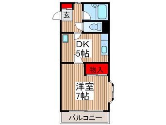 間取図 カ－サジュピタ－Ⅱ