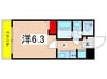 Blue lily 1Kの間取り