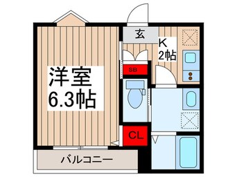 間取図 仮)MELDIA西浦和Ⅲ
