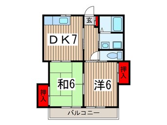 間取図 キャピタルビレッジ