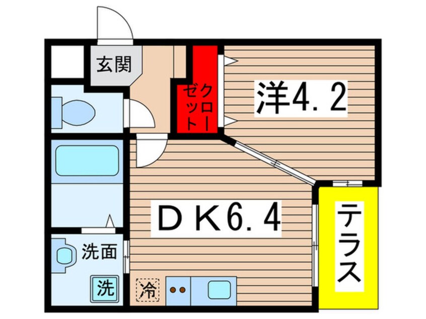 間取図 ハーミットパープル