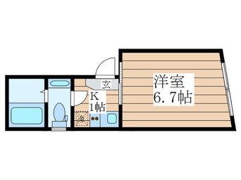 間取図 ＳＰＲＩＮＧ　ＢＡＮＫ