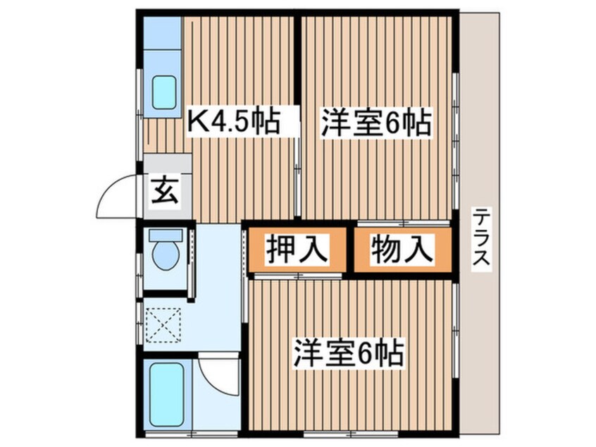 間取図 中津川荘