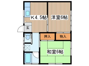 間取図 中津川荘