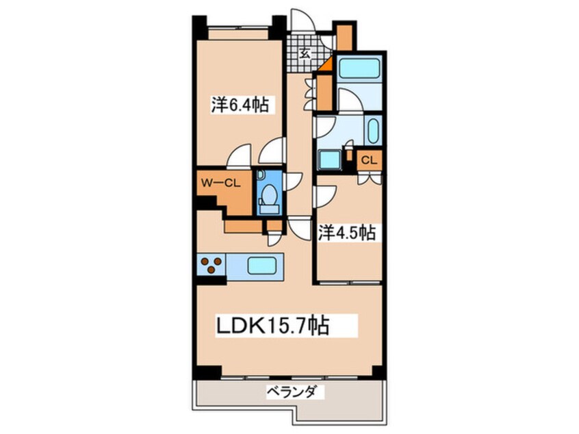 間取図 グランノエル藤が丘