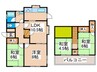 あざみ野貸家１ 4LDKの間取り