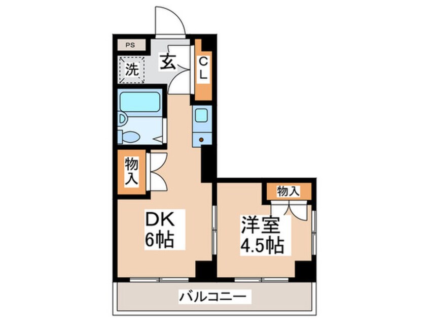 間取図 モイスチャーガーデン堀之内