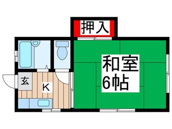 間取図 たつみ荘