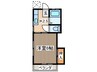 サンハイツ 1Kの間取り