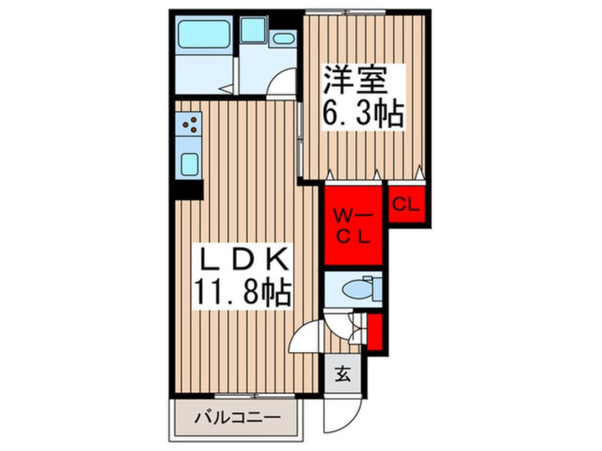 間取図 グリーンヒルズ
