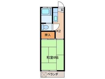 間取図 かりがねハイツ