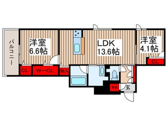 間取図 セルディーナ天神
