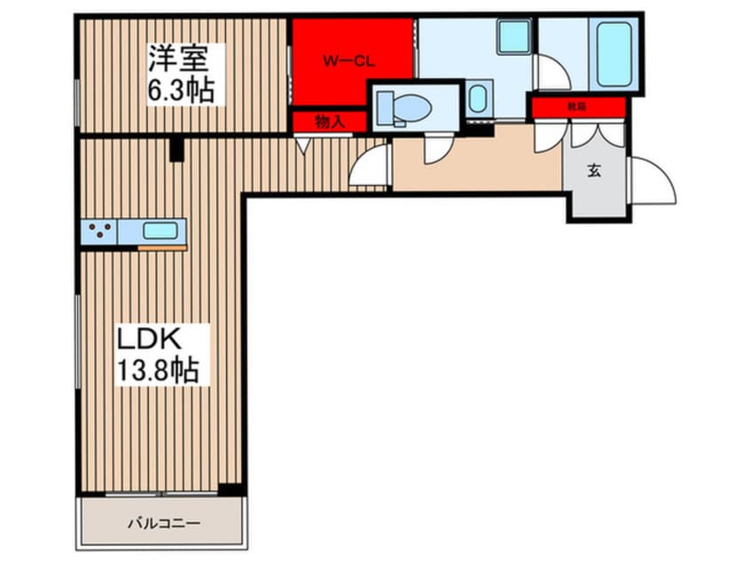 間取図 セルディーナ天神