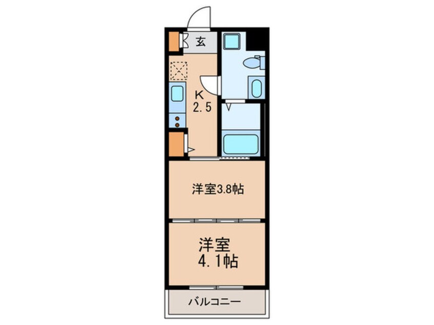 間取図 Cortile Kamikitazawa
