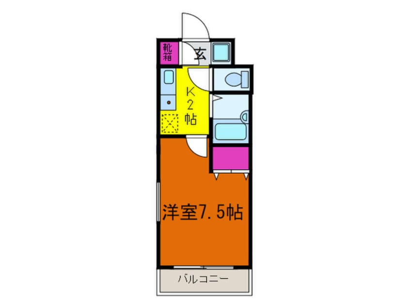 間取図 ＧＡＮＡＤＯＲ福新