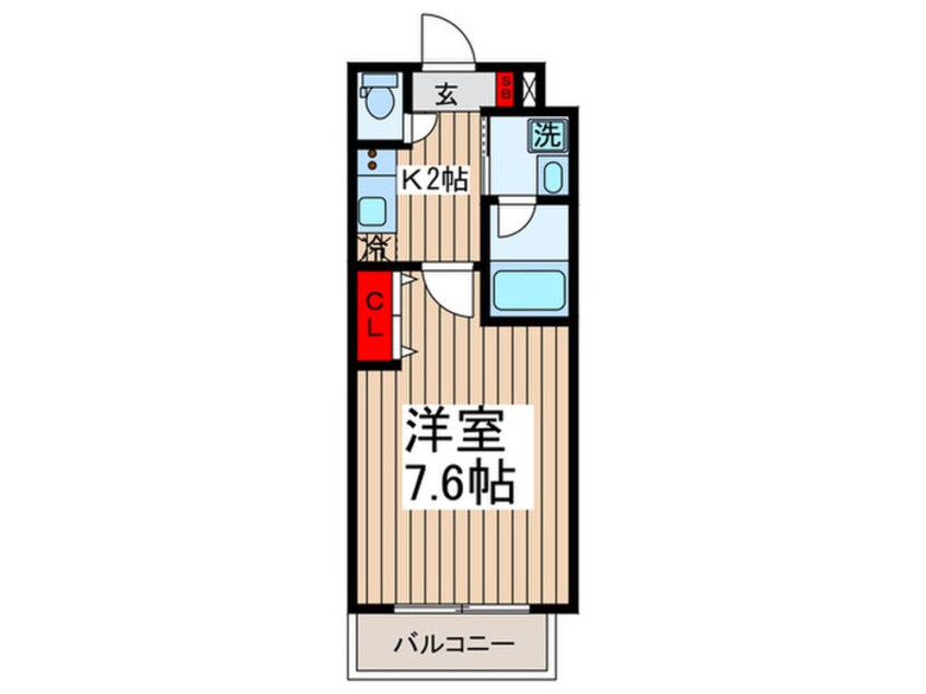 間取図 ハーモニーレジデンス門前仲町