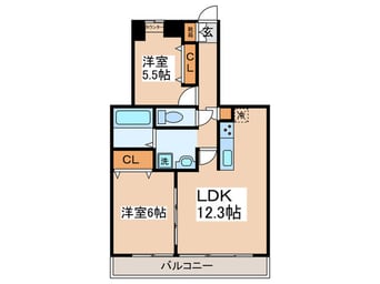 間取図 ヴェルジェ宮崎台