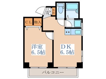 間取図 迦葉阿佐谷マンション（６０４）