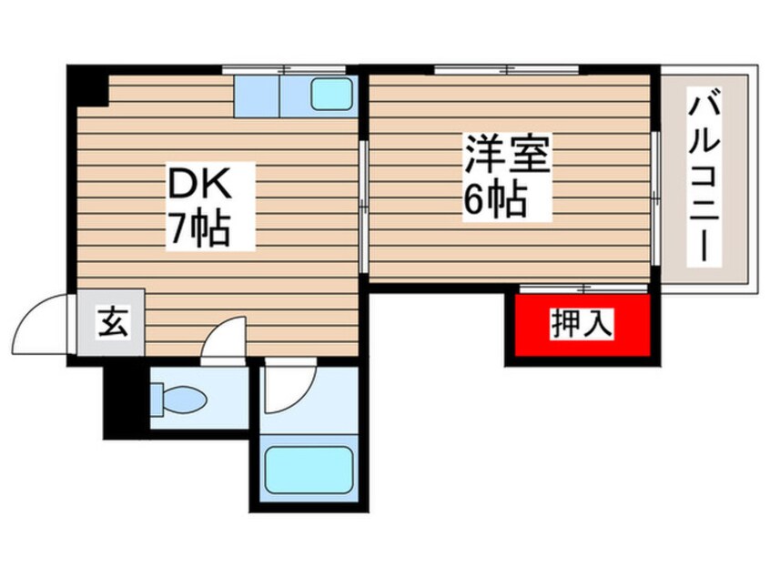 間取図 オオハシハイツ