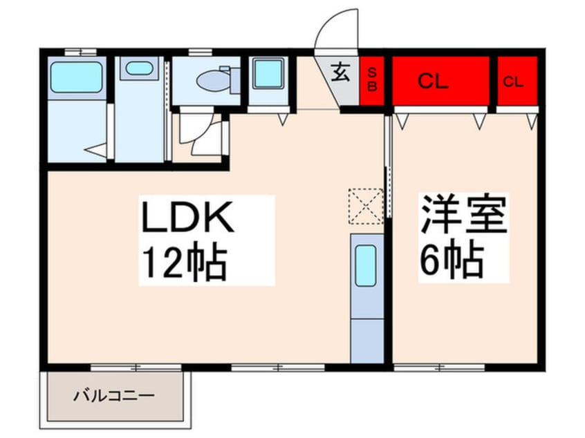 間取図 メゾンクレール