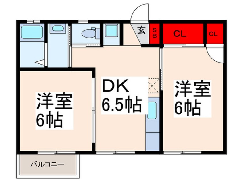 間取図 メゾンクレール