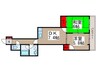 カーサグレイス 2DKの間取り