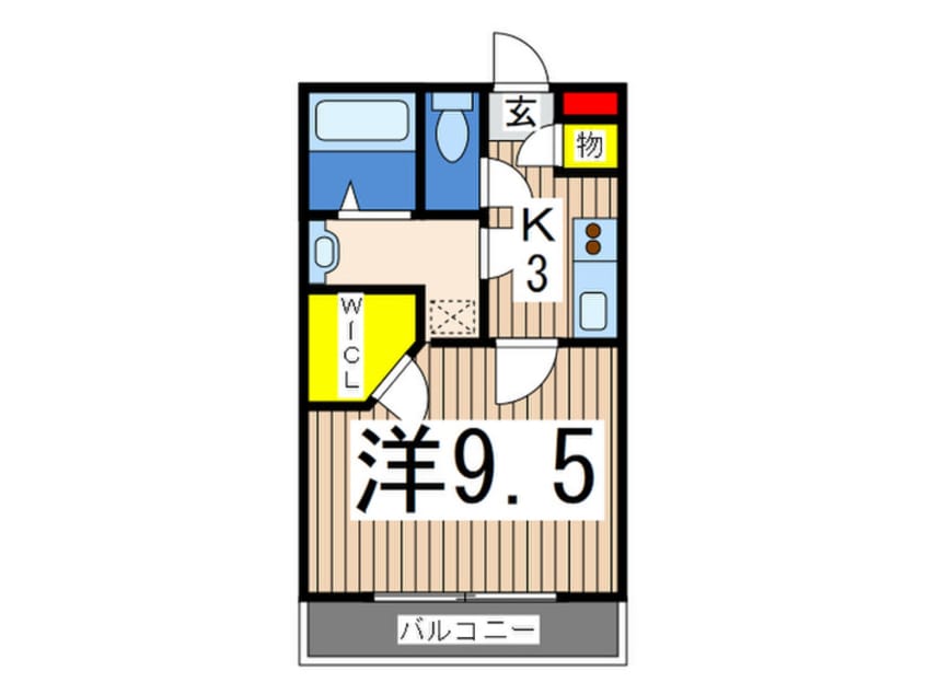 間取図 ライフモリ６号館