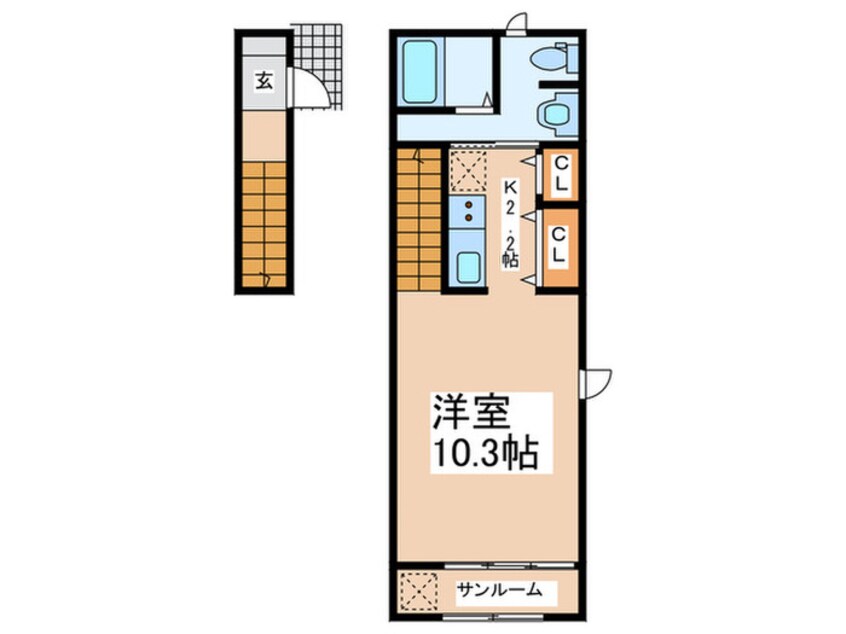 間取図 マルイレジデンス湘南A