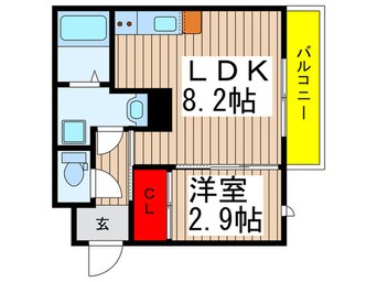 間取図 カーサグランデ本八幡