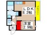 カーサグランデ本八幡 1LDKの間取り